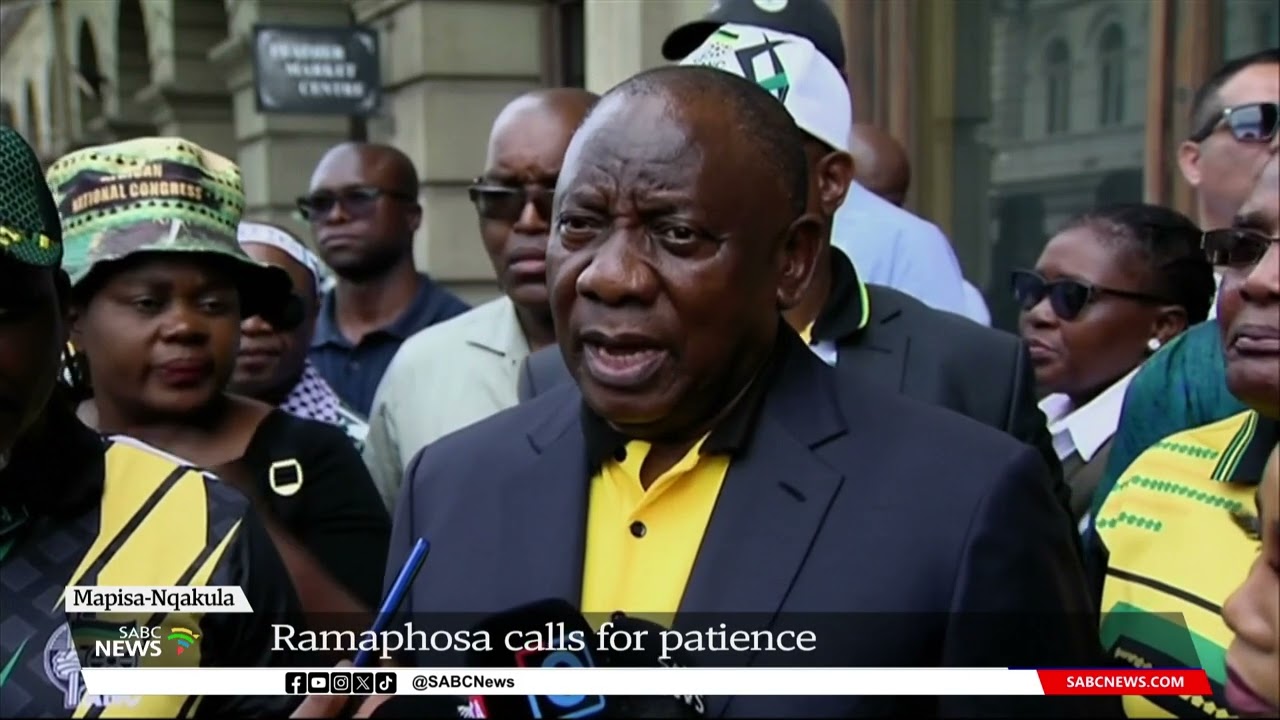 Ramaphosa calls for patience in Nosiviwe Mapisa-Nqakula 's legal process