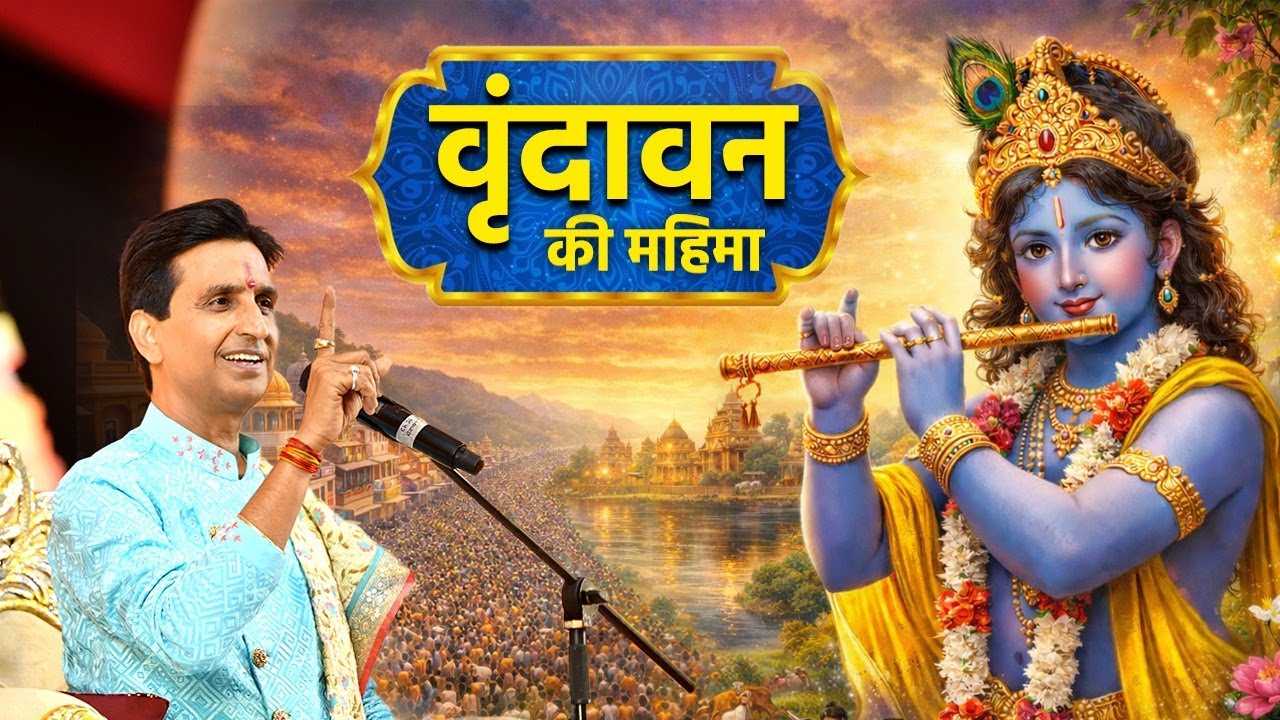 पीढ़ियों की तपस्या का फल क्यों है वृंदावन | Dr Kumar Vishwas | Krishna Katha