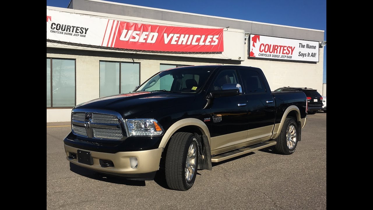 2014 Ram 1500 | Laramie Longhorn | Black | Courtesy Chrysler