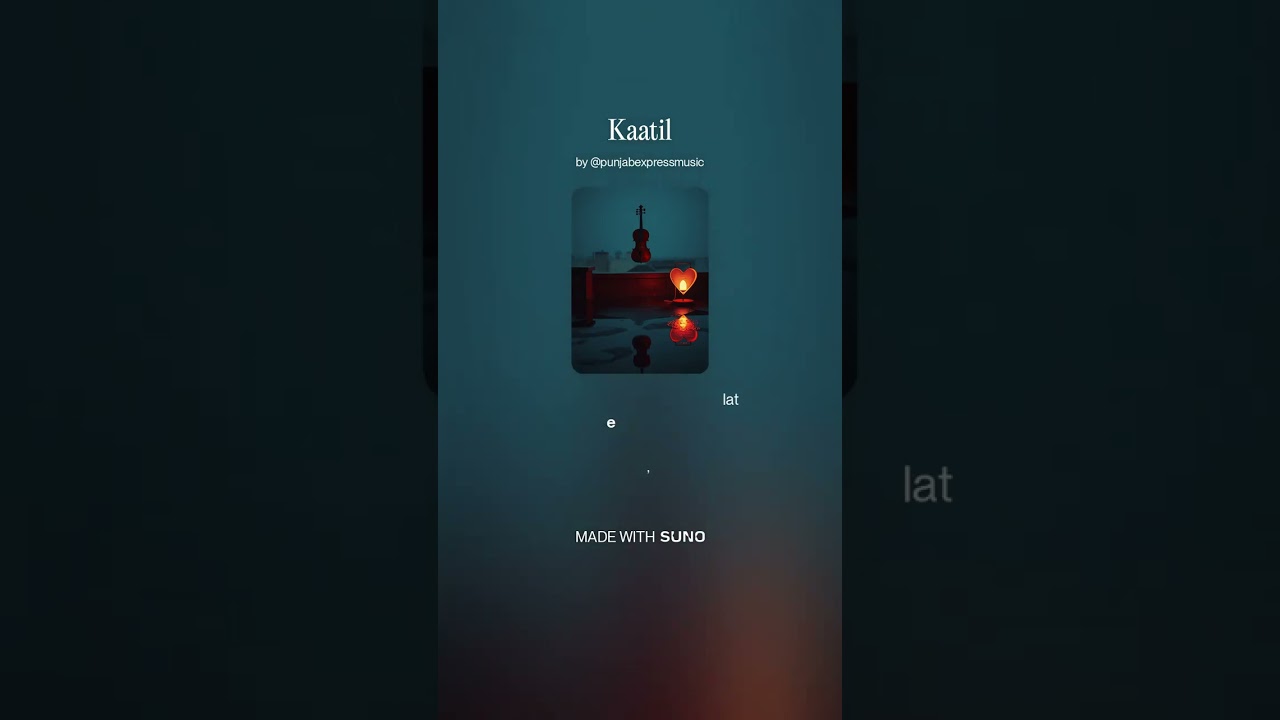 Kaatil -  Subscribe the channel for new song every Saturday 