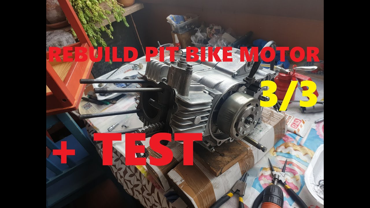 RIMONTAGGIO #MOTORE #PITBIKE  - #1P60FMJ UPGRADE DA #YX160 a 190cc PARTE 3/3 + TEST PRIMA ACCENSIONE