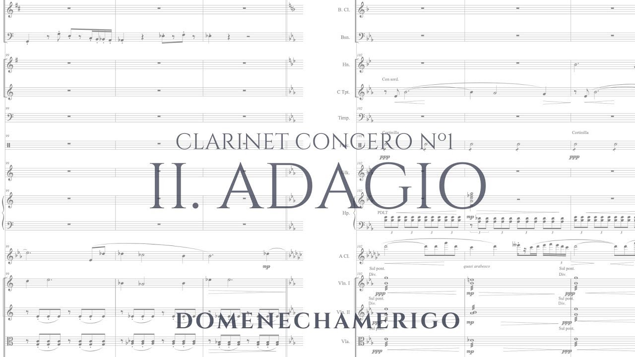 Clarinet Concerto No. 1: II. Adagio - Domenechamerigo