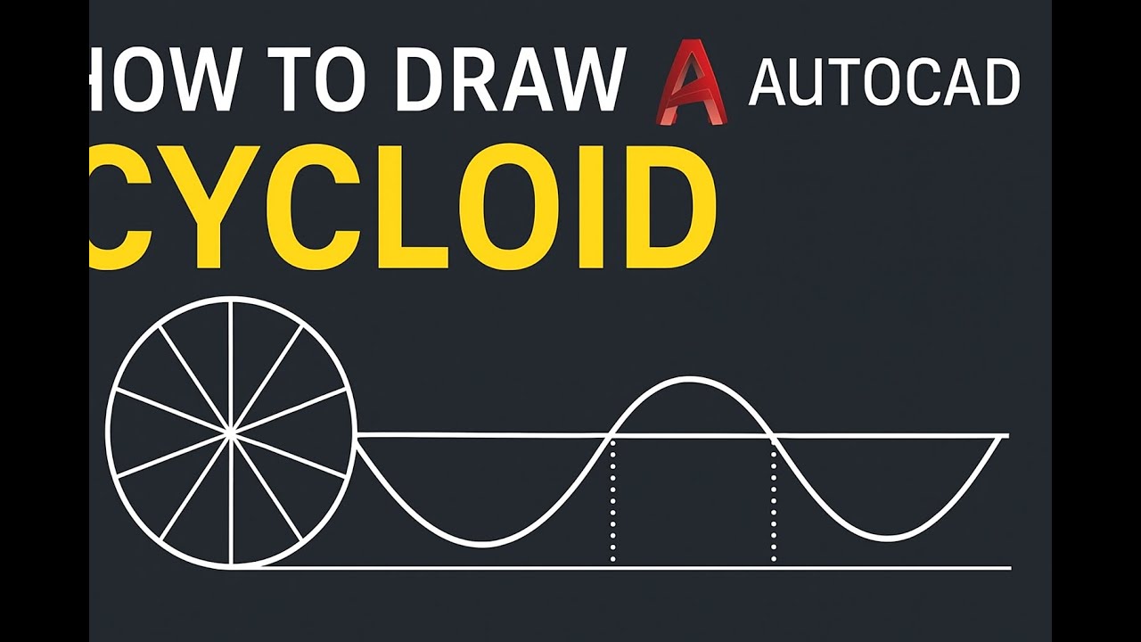 How to draw a cycloid in auto Auto CAD