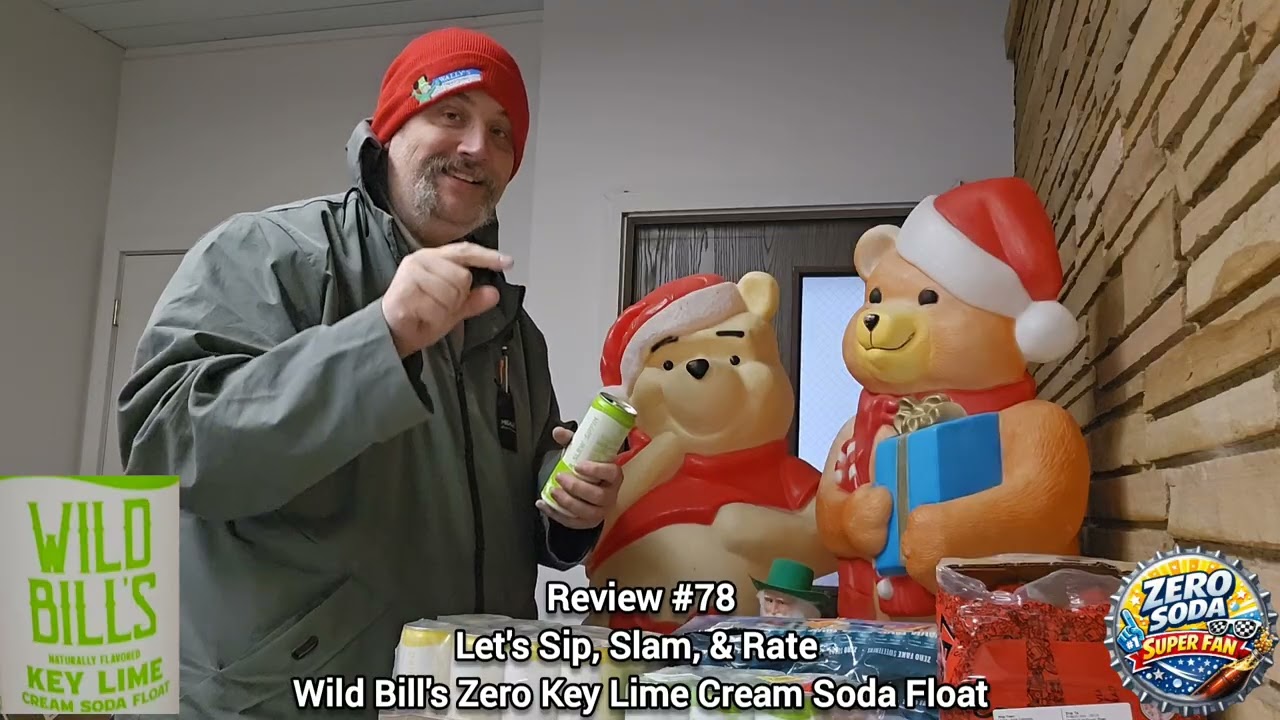 Zero Soda Super Fan Reviews  Wild Bill's Soda keylime Cream Floay Zero #foodreview #zerosoda