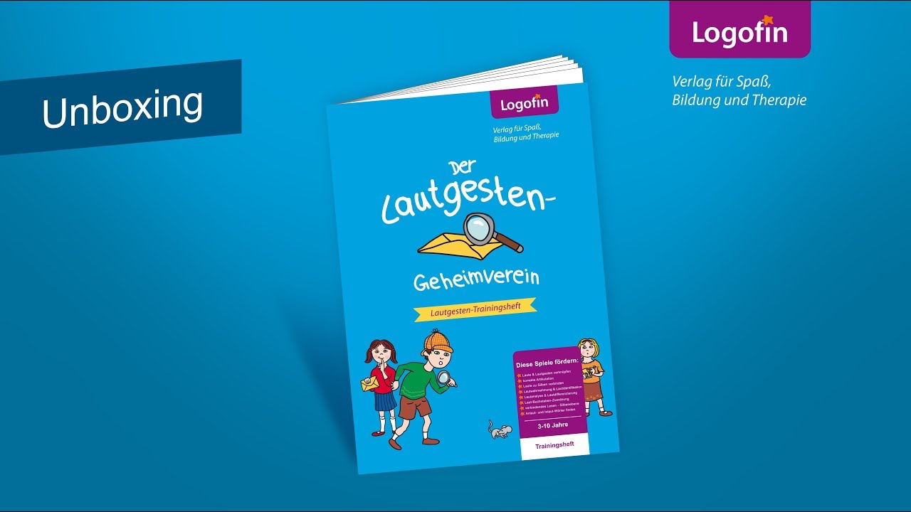 Unboxing &ndash; Lautgesten Trainingsheft