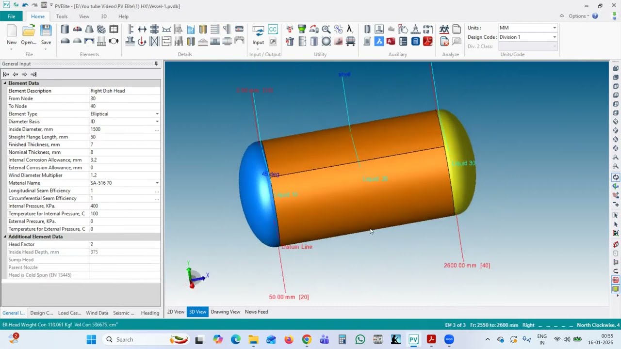 PV Elite Training Part 1