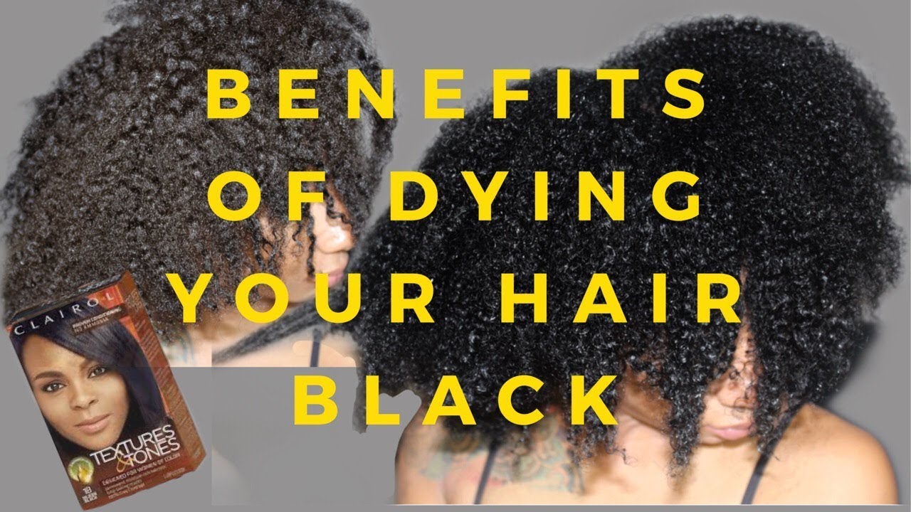 The Benefits of Dying Your Natural Hair Black -- Clairol Textures & Tones Hair Dye Review