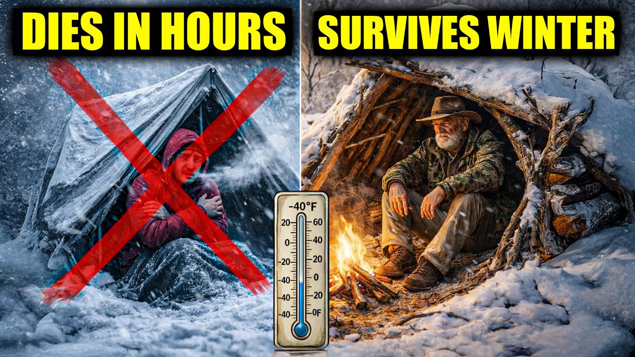 This Shelter Design Keeps You Alive at -40°F (Most Preppers GET IT WRONG)
