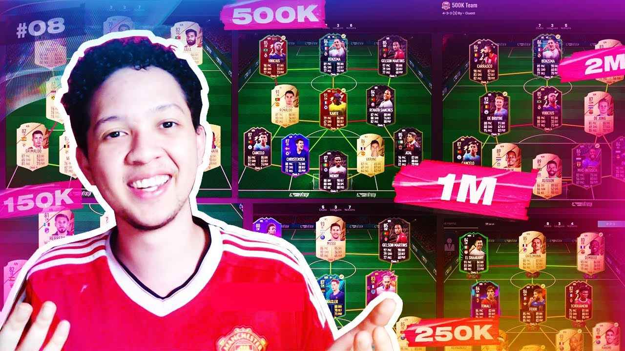 I BUILD YOUR TEAMS! FIFA 22 100K, 150K, 200K, 250K, 500K, 1M, 2M HYBRID SQUAD BUILDER