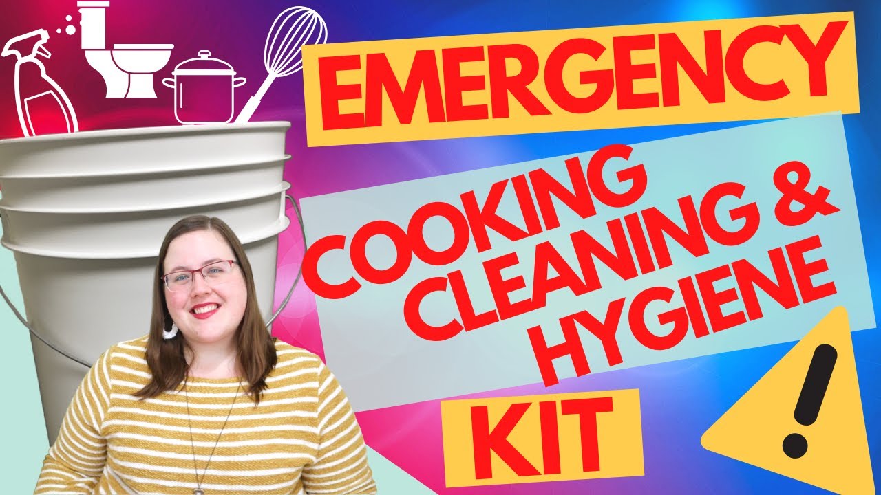 🚨🚽Emergency Cooking, Cleaning and Hygiene Kit - Every home needs this! Emergency Prep Part II