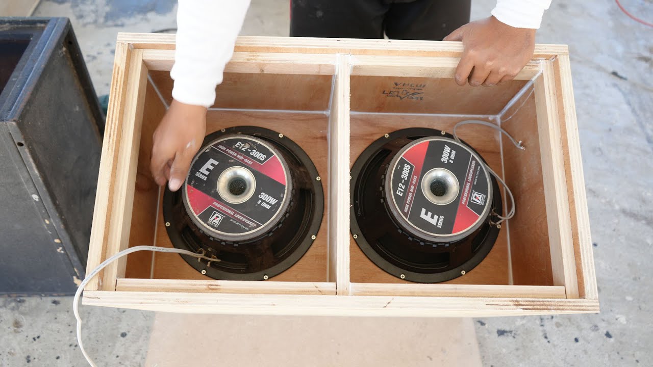ตัวเด็ดๆ!!!! เทสตู้ลำโพง Subwoofer 12 inch 2 ดอก ไม้อัดตราภูเขา 20 มิล  (EP.2/2)