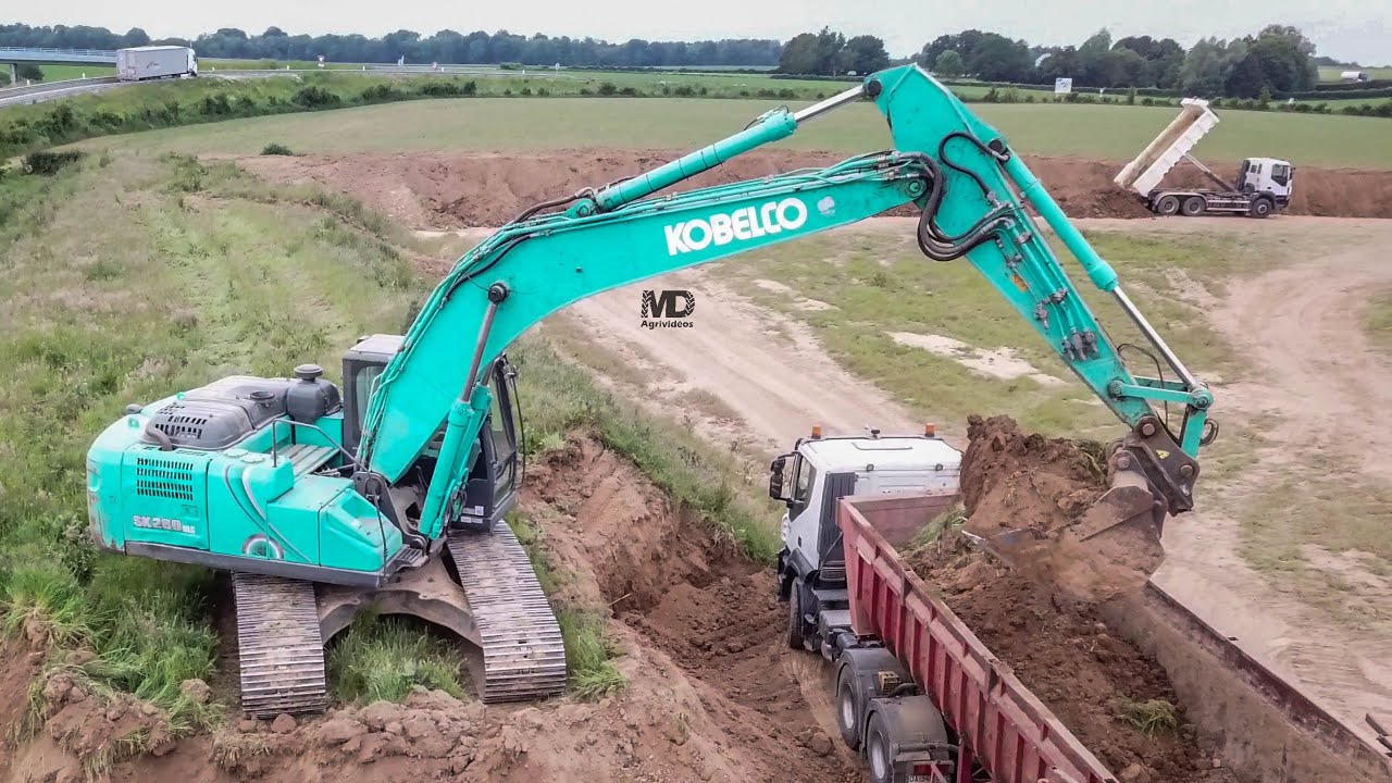Case CX210C Long Reach & Kobelco SK260 // Forêts et Paysages