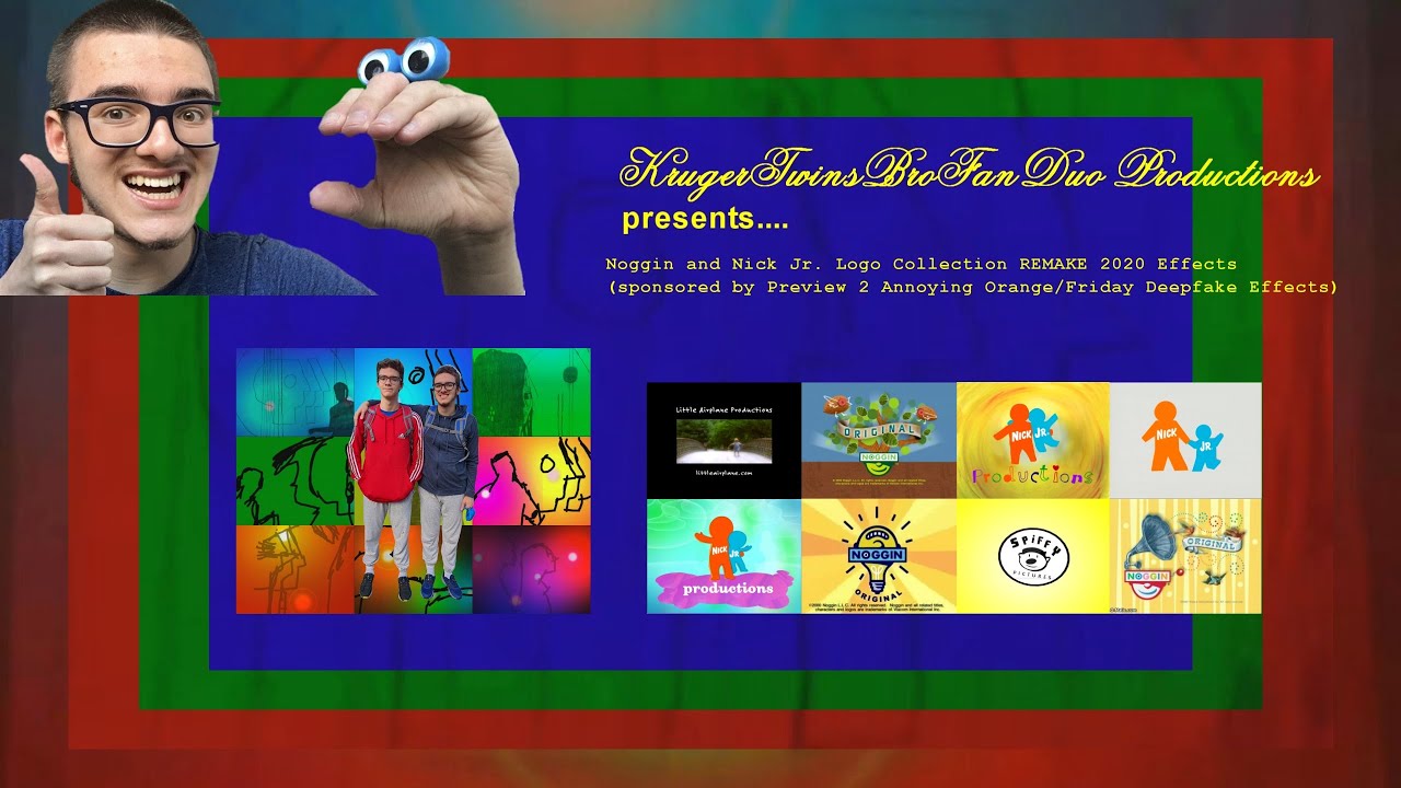 Noggin and Nick Jr. Logo Collection REMAKE 2020 Effects-Sponsored By Annoying Orange/Friday Deepfake