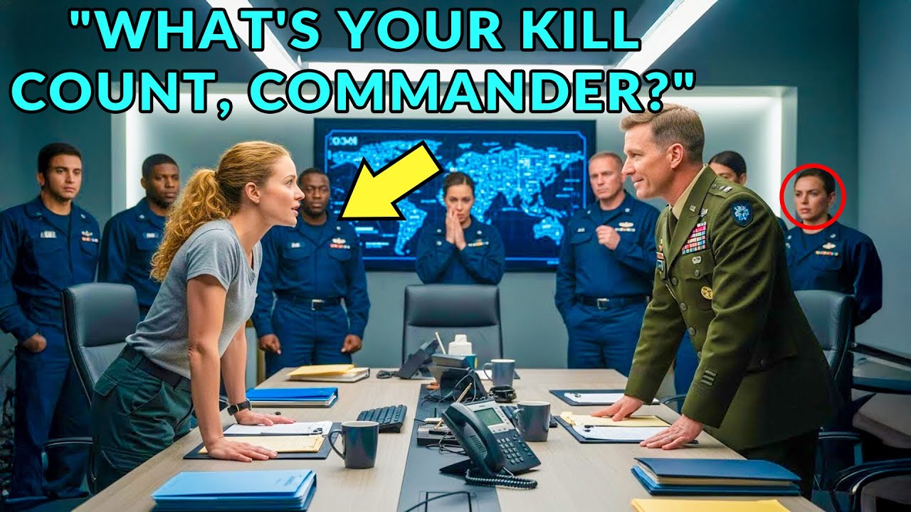 The Marines General Asked Her Kill Count As a Joke — What She Replied Shocked the Entire Navy