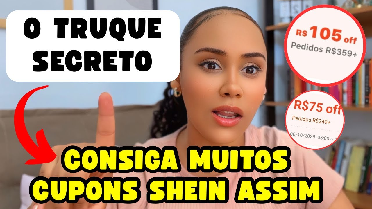 🚨 SHEIN: CUPONS QUE FUNCIONAM DE VERDADE (TESTADOS!) 