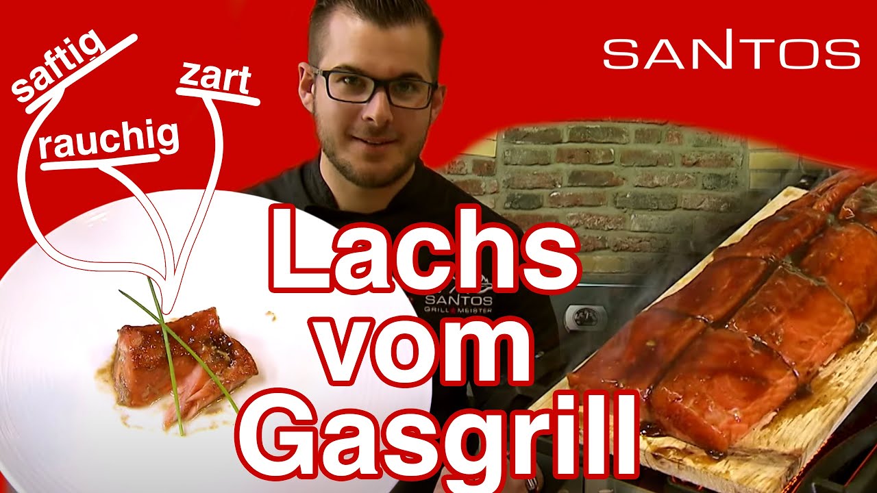 Lachs vom Grill | Mit Zedernholz saftigen Lachs mit Räuchergeschmack vom Gasgrill
