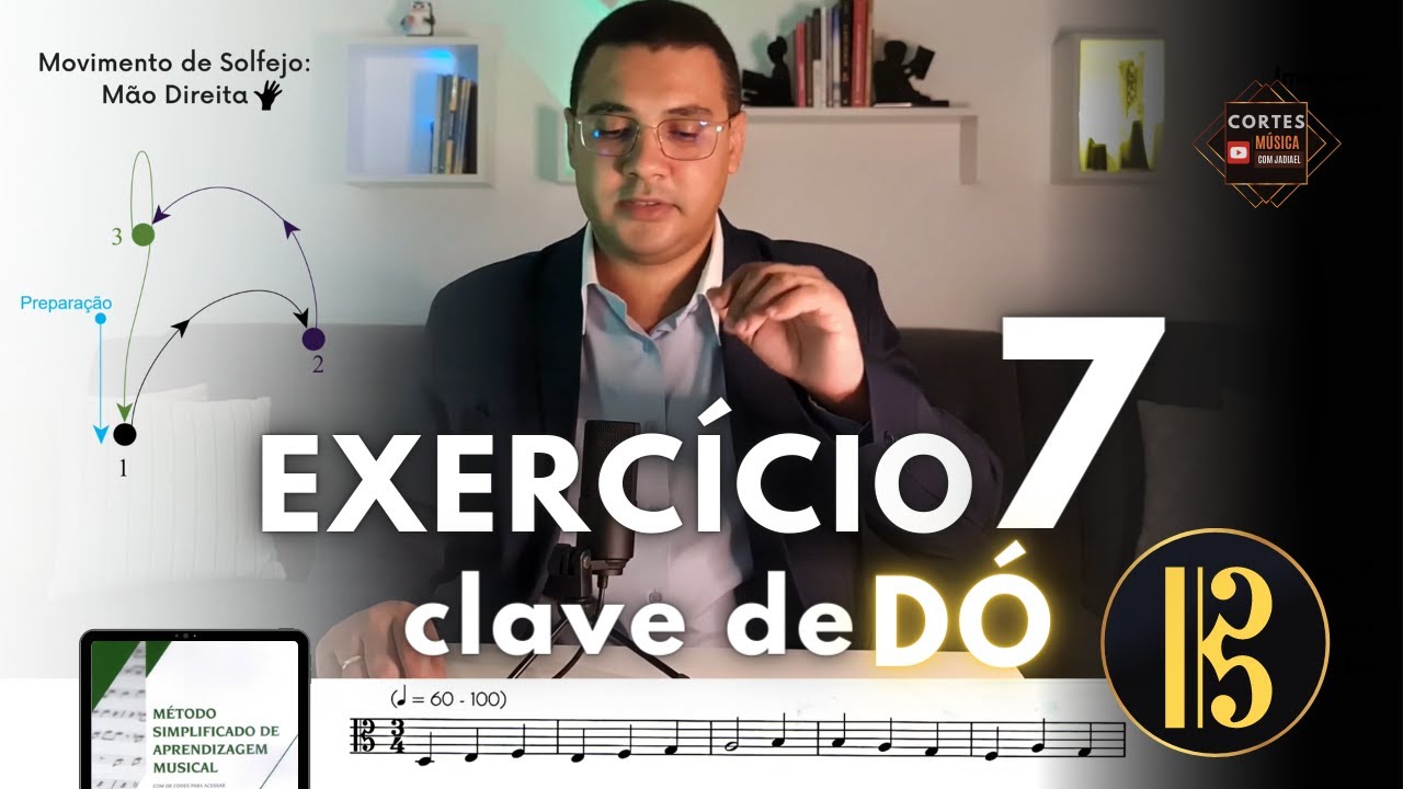 MSA Exercício 7 na Clave de DÓ (Fase 4)  #MSA #cortes