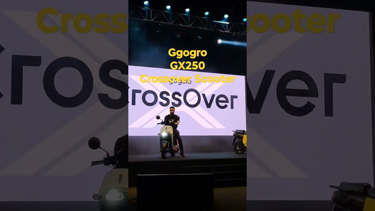 #gogoro GX250 Crossover electric scooter revealed in India.