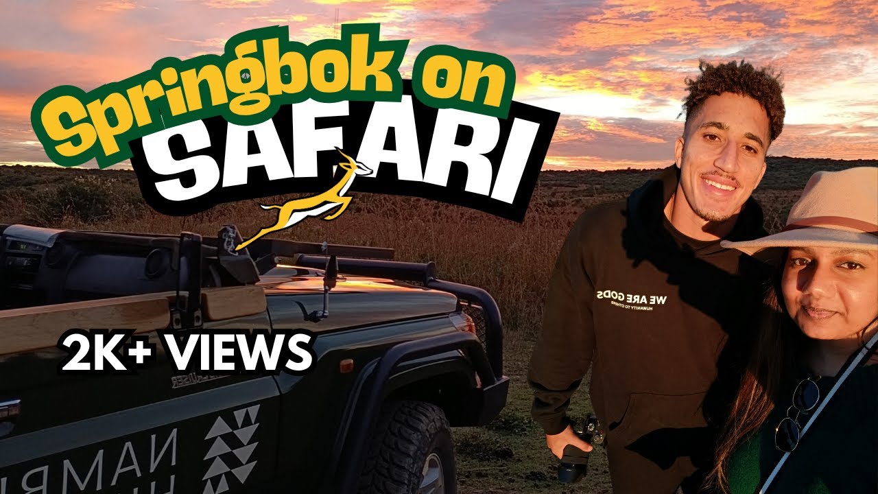Spotting Wildlife & Meeting an SA Rugby Star! 🦓🕷️🏉 Epic Safari Game Drive! (Nambiti Hills Part 3)