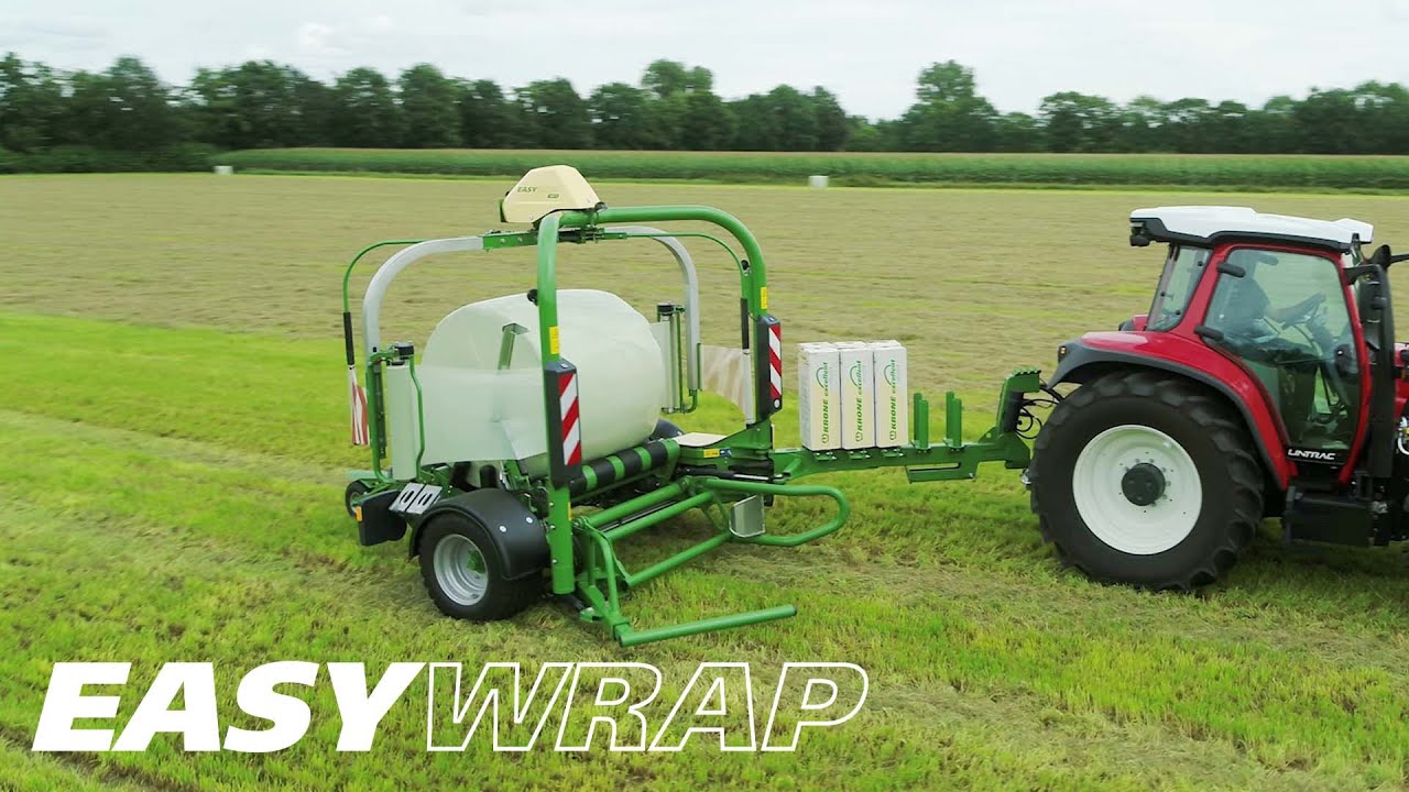 KRONE EasyWrap – Ballenwickler als Dreipunkt- oder gezogene Variante