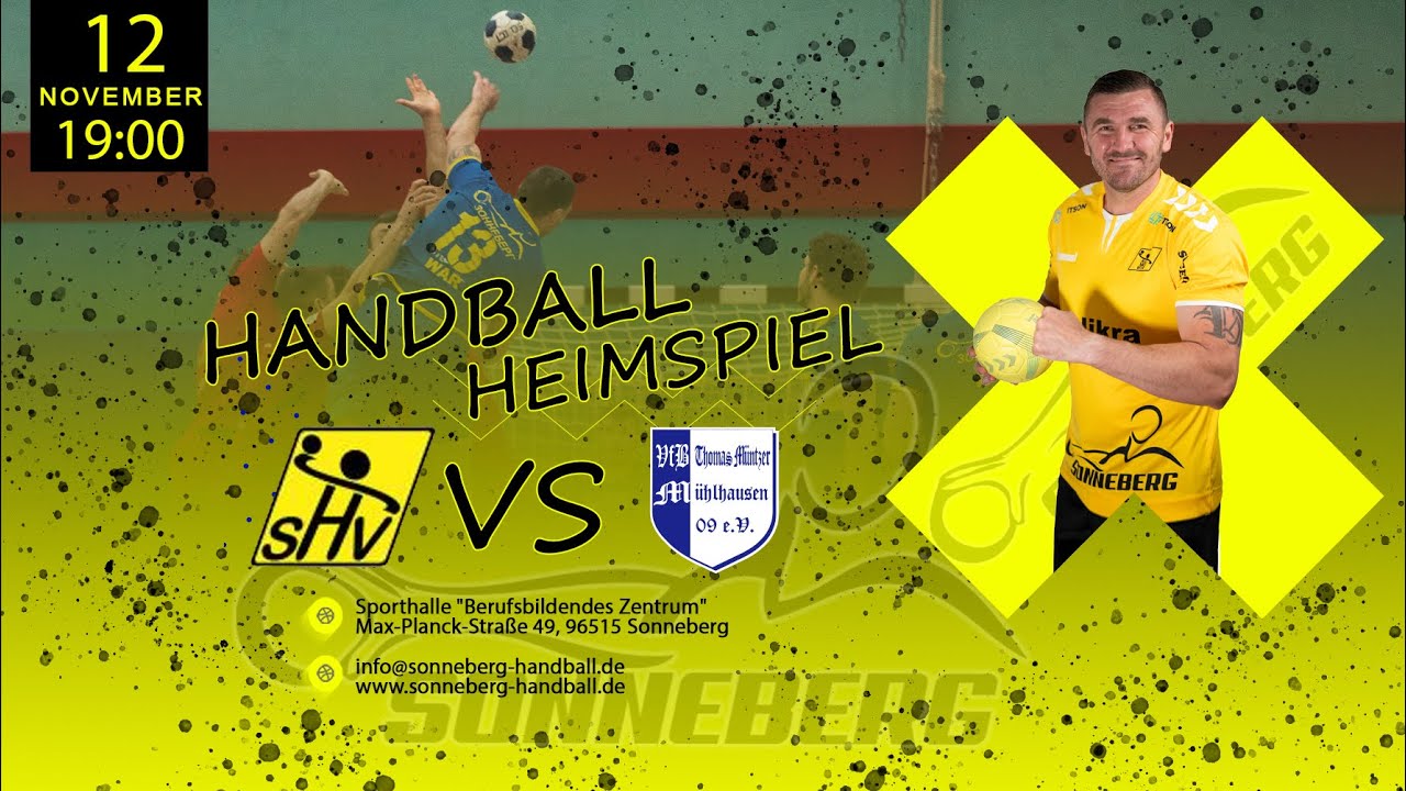 Sonneberger HV – VfB TM Mühlhausen 32:24 (13:14) #handball #germany - SHV Sonneberg