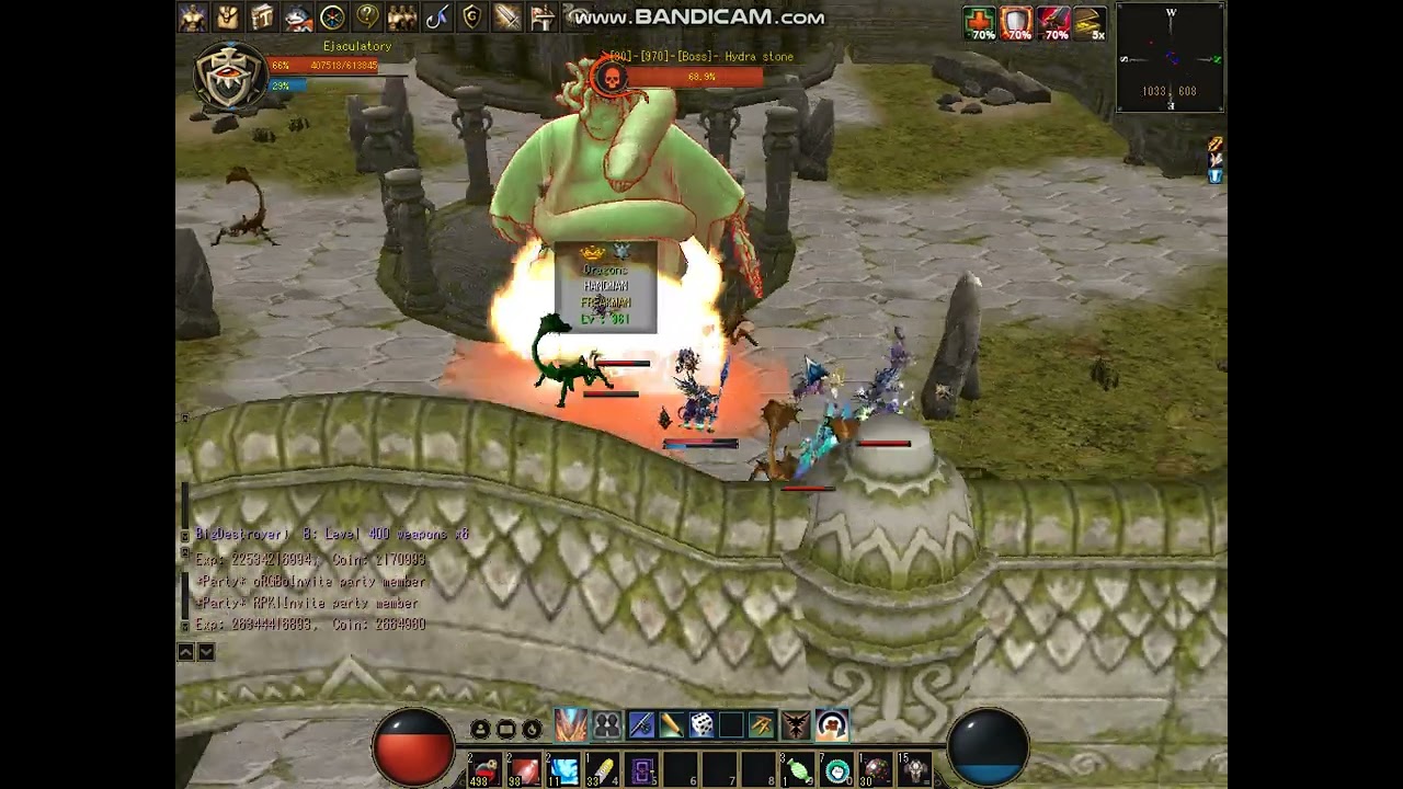laghaim online boss(라그하임 온라인서버 950존 보스사냥)라그하임