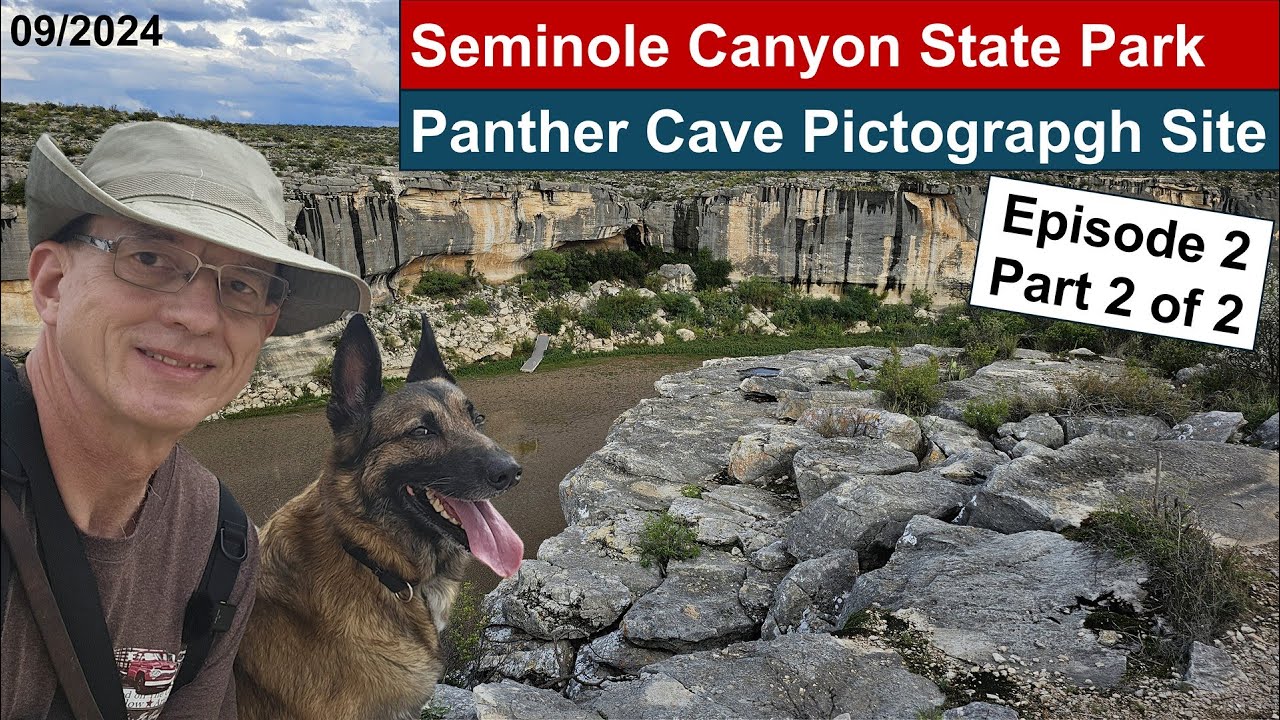 Panther Cave hiking trail at Seminole Canyon State Park & Historic Site. Comstock TX. . Ep2-Pt2.