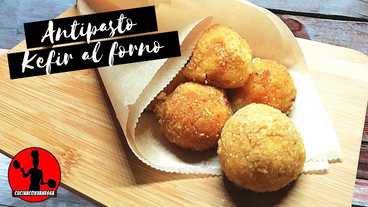 Palline di KEFIR al forno - FACILE APERITIVO ALTERNATIVO -  CUCINACONVANESSA