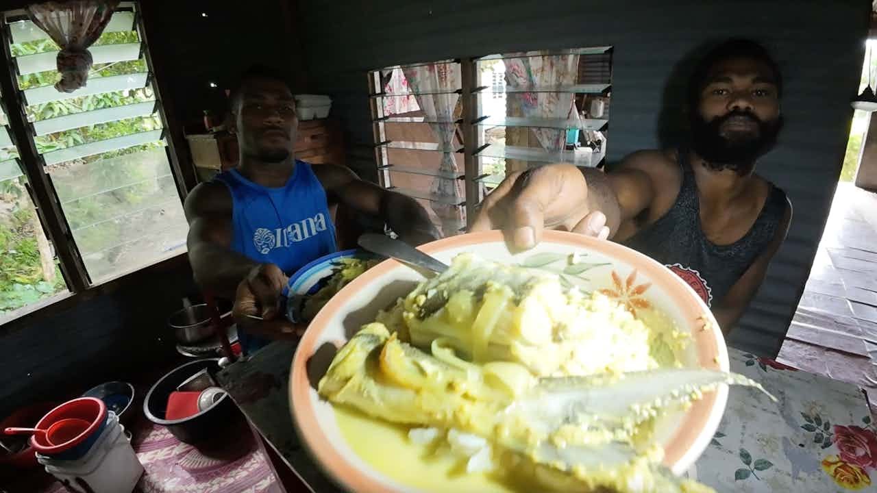 The Village Cuisine: Trolling To Catch Fish For Our Fish Suruwa Dish🎣🐠🇫🇯(Catch, Clean, Cook)