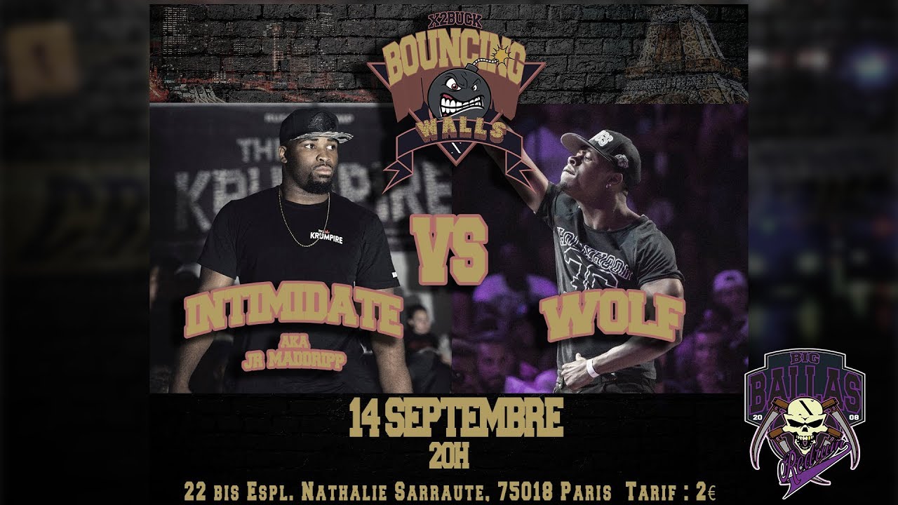 INTIMIDATE VS WOLF | BOUNCING WALLS SESSION | SEPT 14th