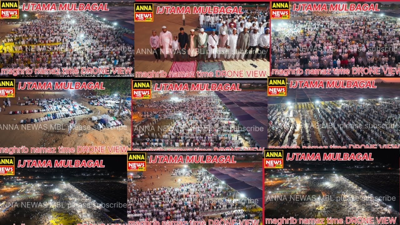 IJTAMA MULBAGAL maghrib namaz time DRONE VIEW,,
