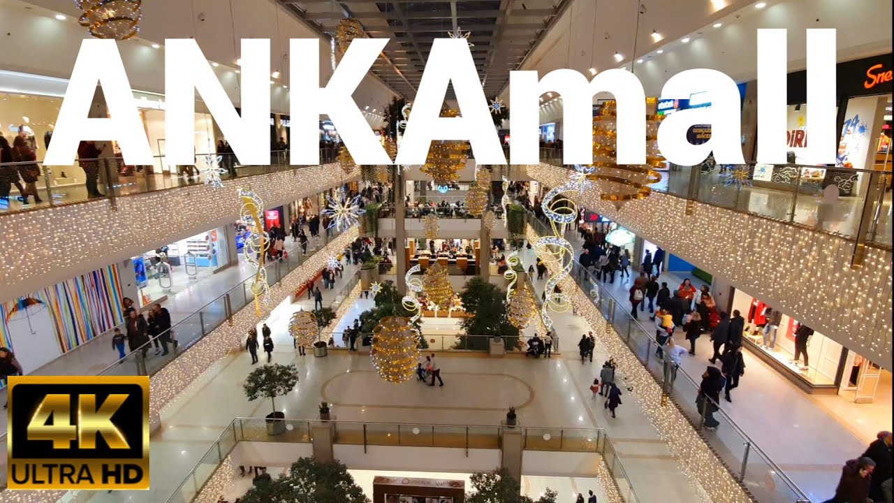 [4k] ANKAmall Shopping Center in Ankara Turkey