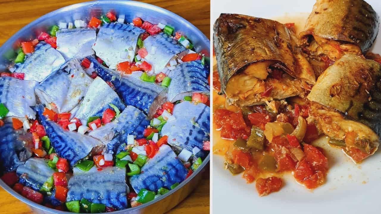 جربى الماكريل بالطريقه دى مع خلطة الخضار التحفه