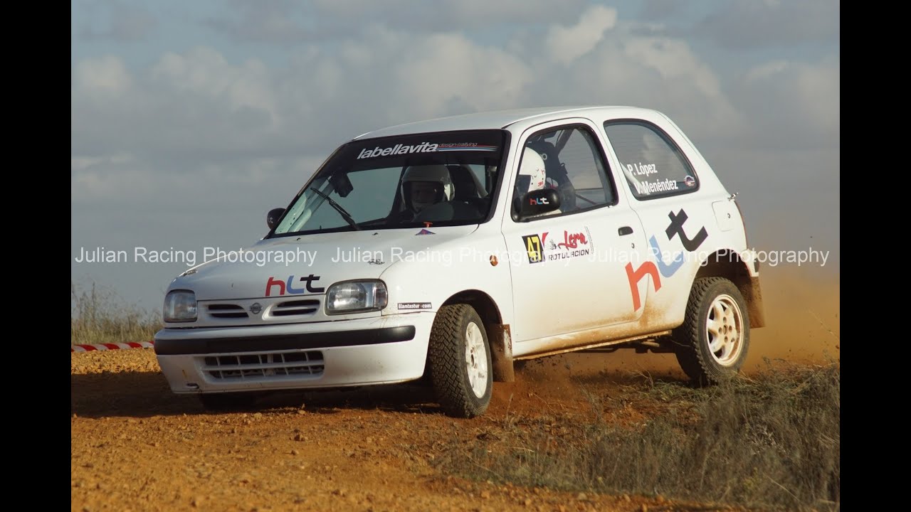 On Board - Pablo López / Victor Menendez Nissan Micra -  Rallysprint de tierra, Tierras Bañezanas.
