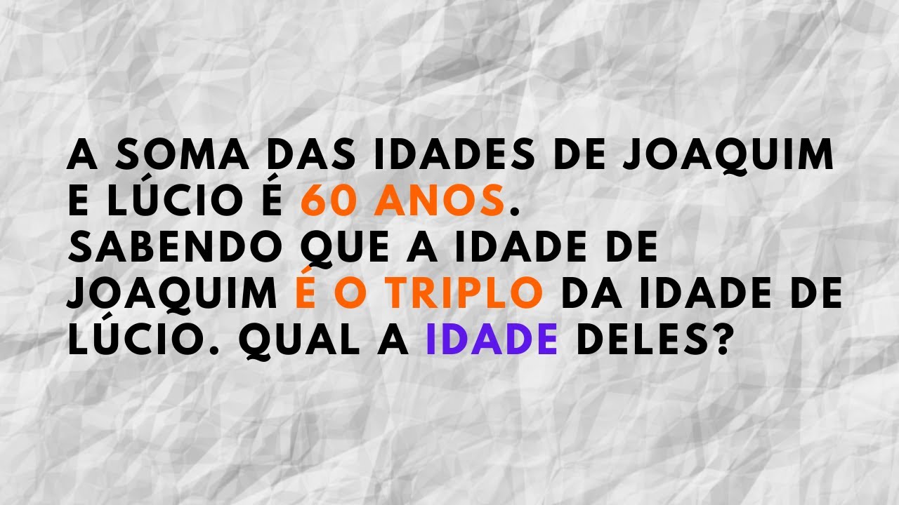 🔥Como montar sistema de equações🤯📖