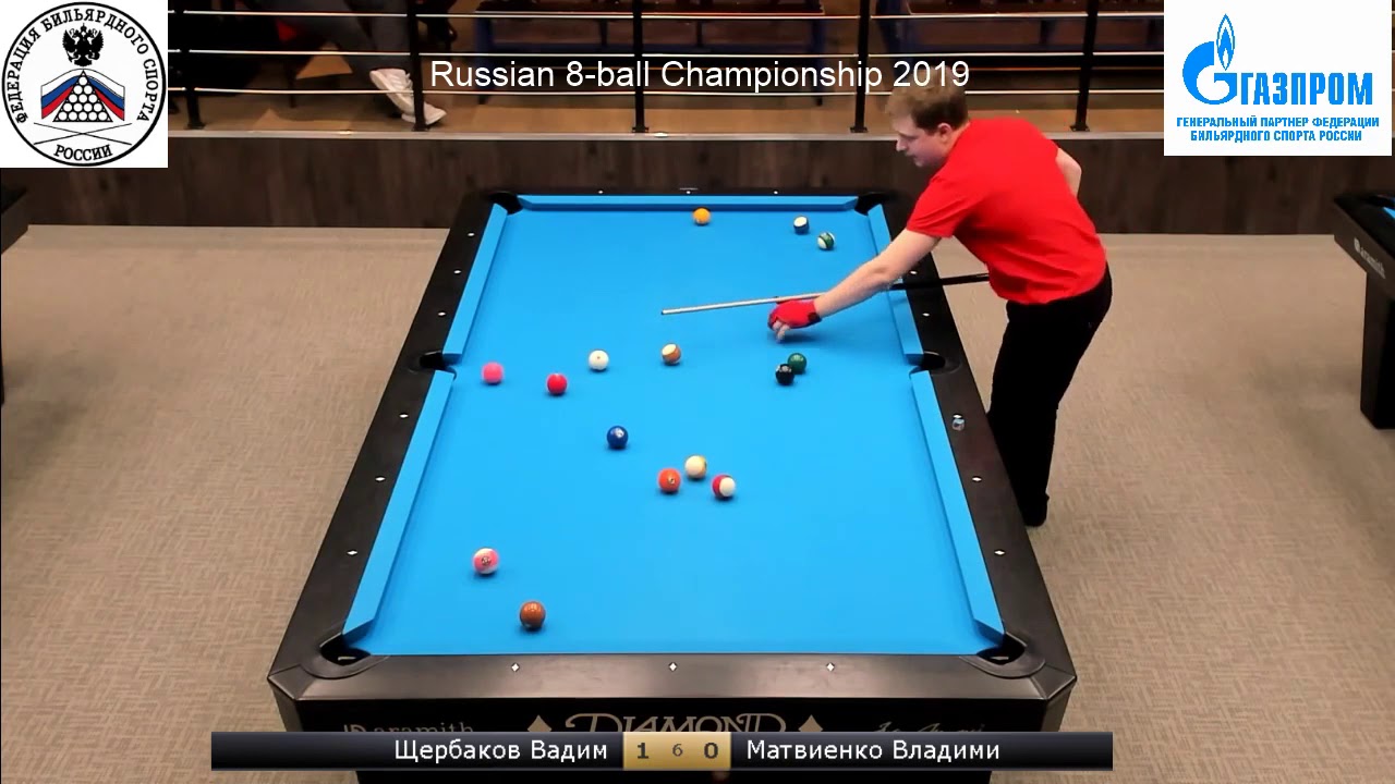 Щербаков В. -  Матвиенко В.Чемпионат России «Пул 8»,
