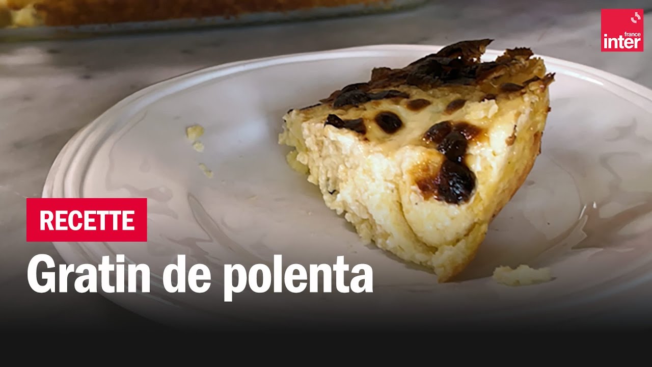 Gratin de polenta au parmesan - Les 
