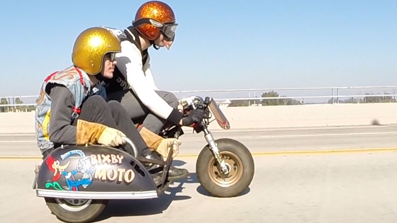 Bixby Moto Honda Z50 Minibike Sidecar Deus Ex Machina Motorcycles Award Winner GoPro Hero 3+