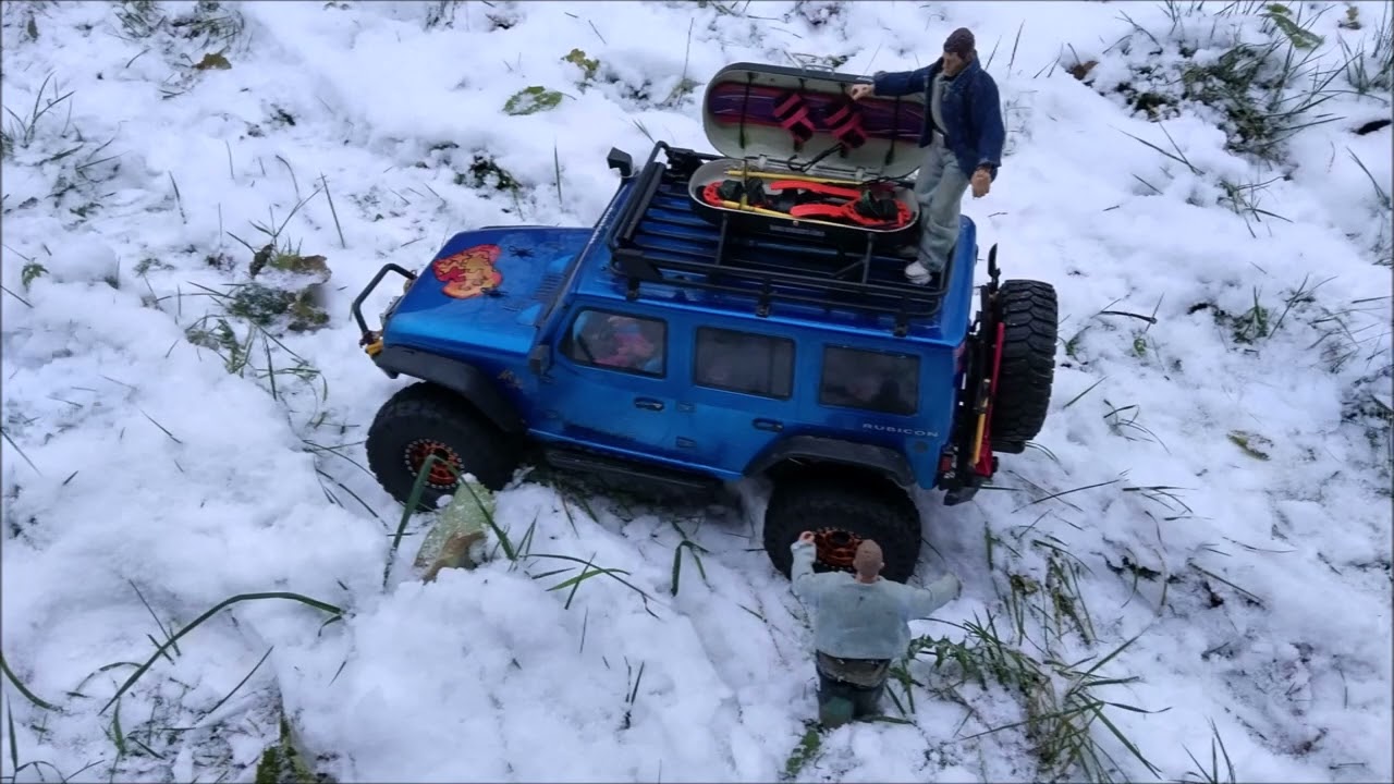 Dachbox /Jetbag für Jeep Wrangler & Tamiya Toyota Tundra gefertigt