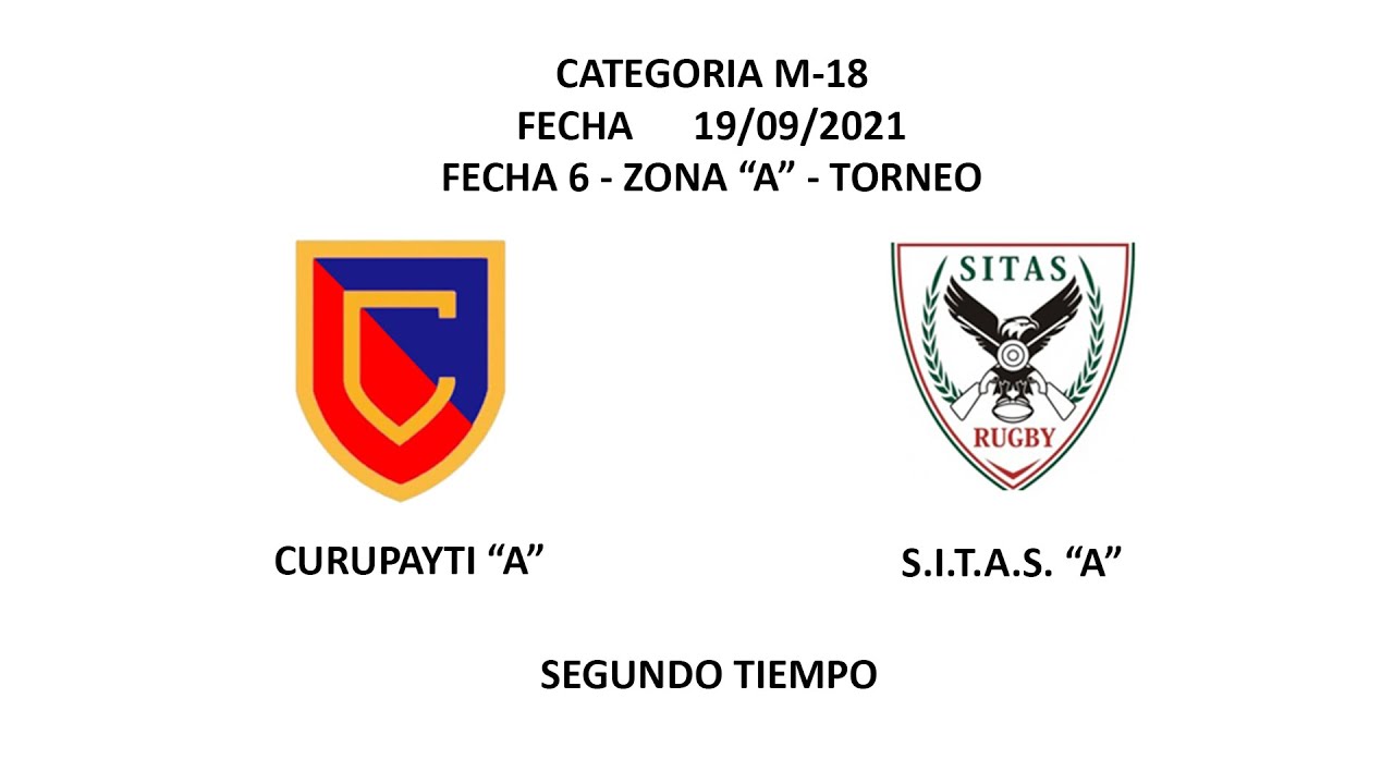 Curupa A vs SITAS A - 2do Tiempo - (Cat 2003) - Fecha 6 - Zona A - M18 -2021
