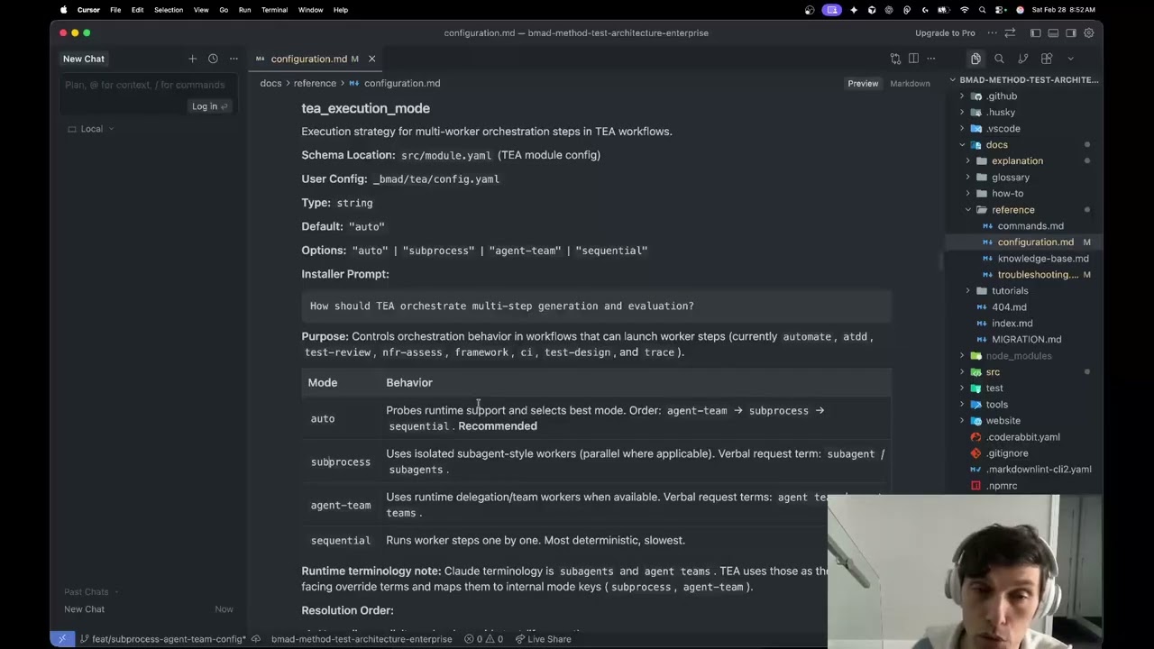 субагенты, команды агентов для рабочих процессов BMad Test Architect