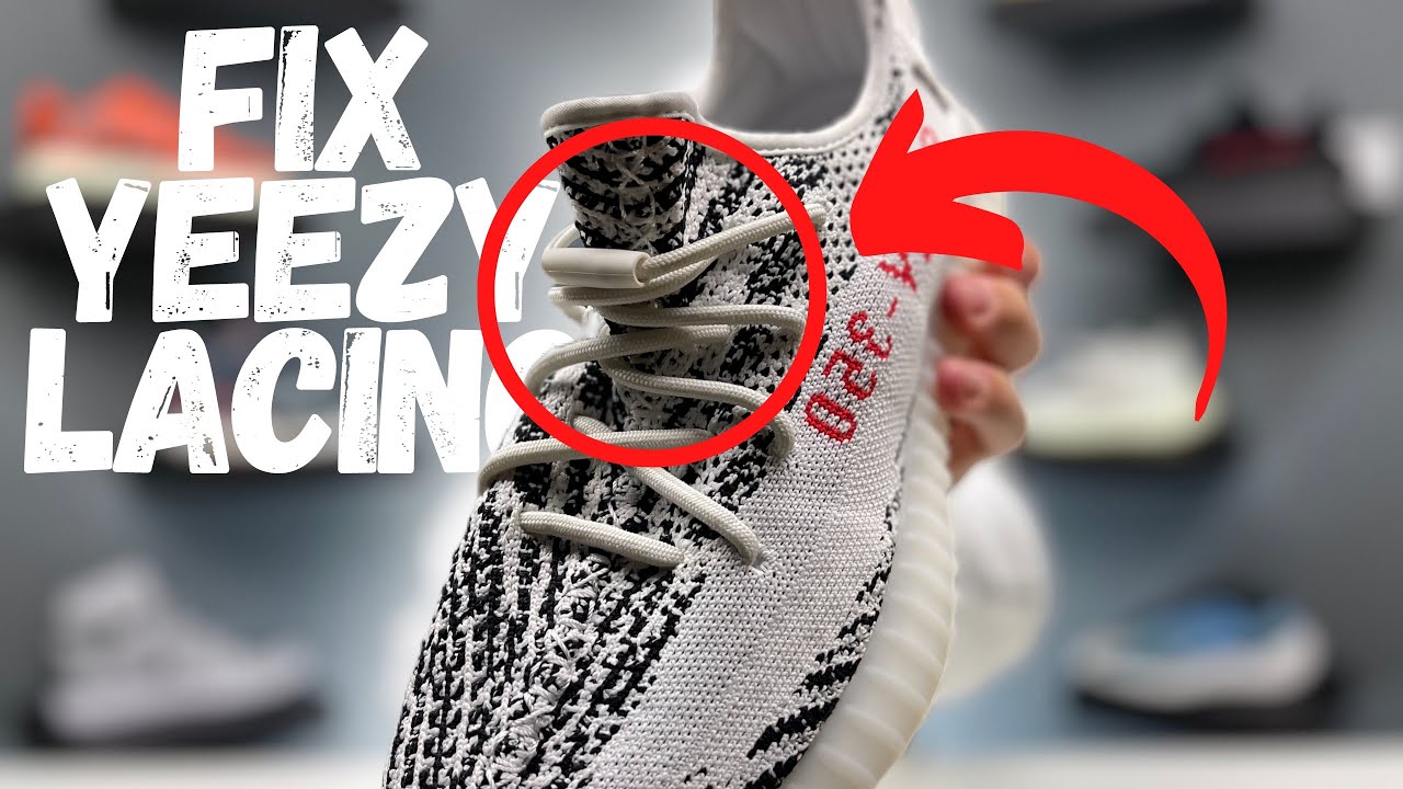 How To Get New Yeezy Lacing On Any Yeezy! Quick & Easy!