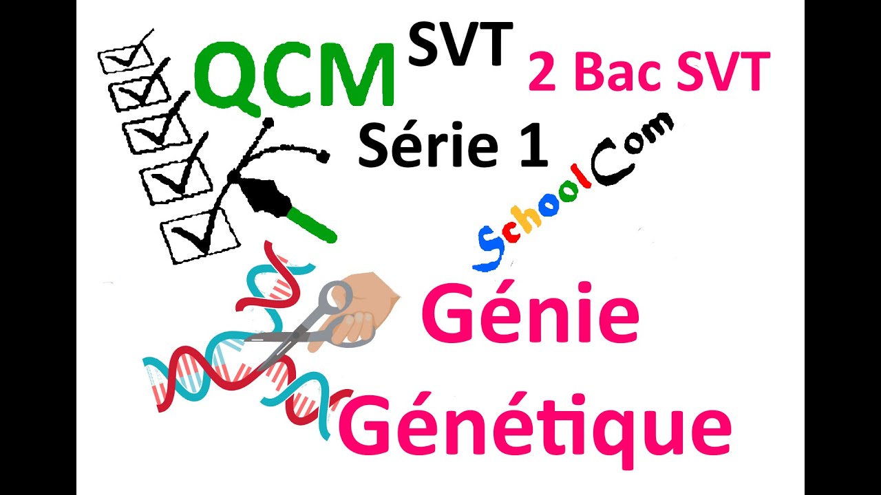 QCM - SVT(Série 1): 2bac SVT: Unité 2/Chapitre 2:Génie génétique