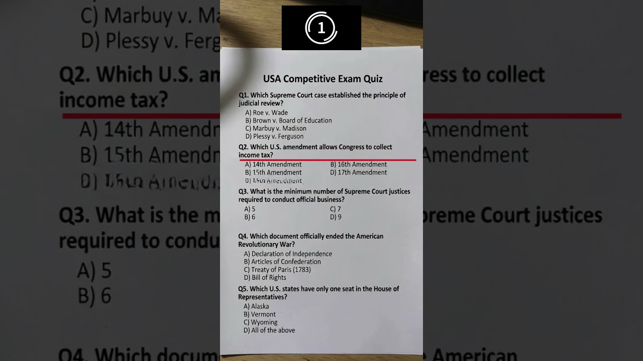 Can americans solve this competitive exam quiz? 🇺🇸😳 