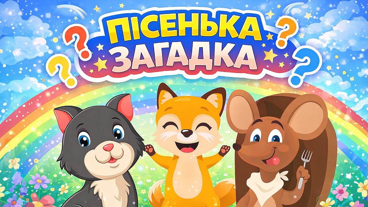 ПІСЕНЬКА-ЗАГАДКА 🧩 | Весела дитяча збірка | Мультики для дітей| А Чому Буває Так?