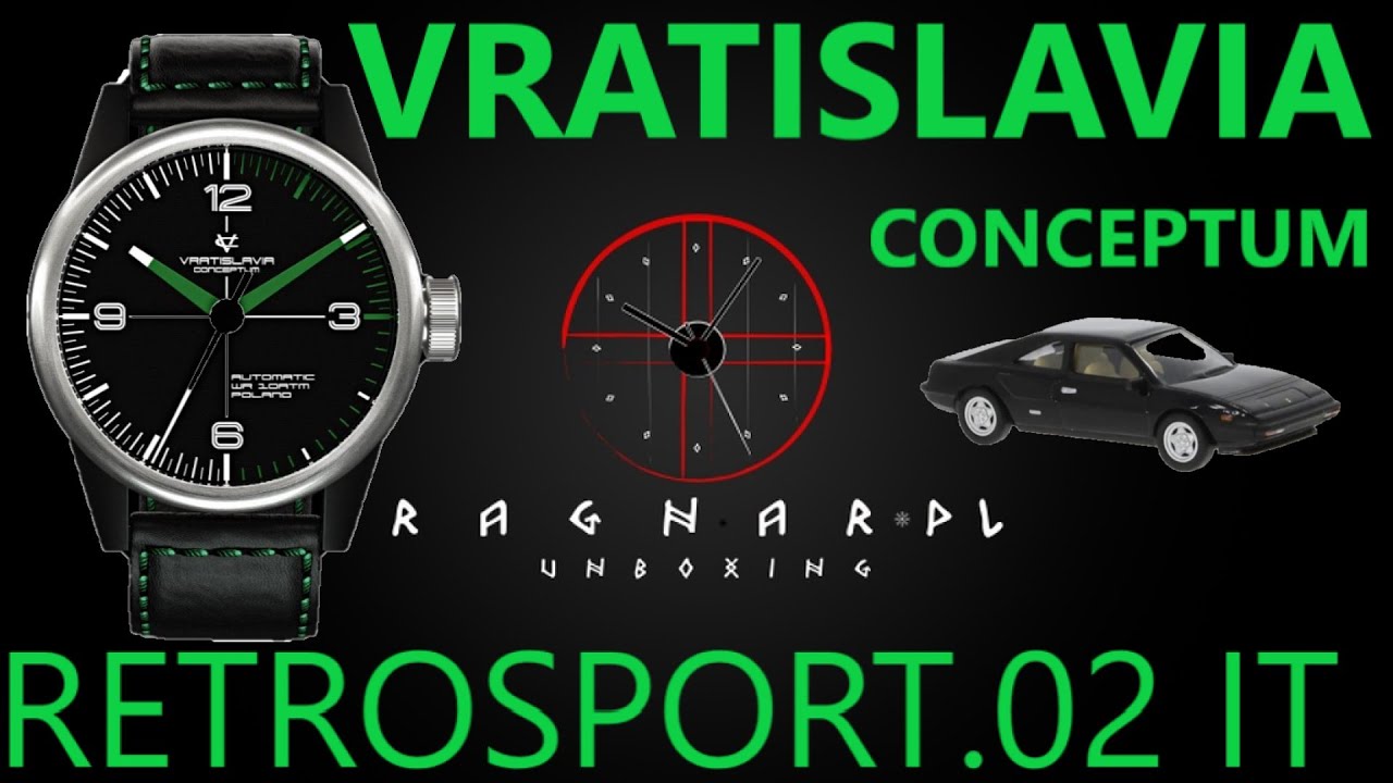 Zegarek Vratislavia Conceptum RETROSPORT.02 (IT) -  unboxing, om&oacute;wienie, przymiarka