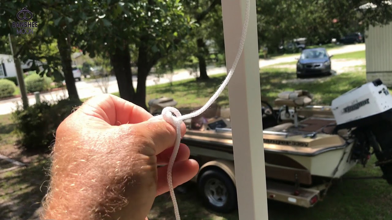 How to tie down a load or cinch a rope