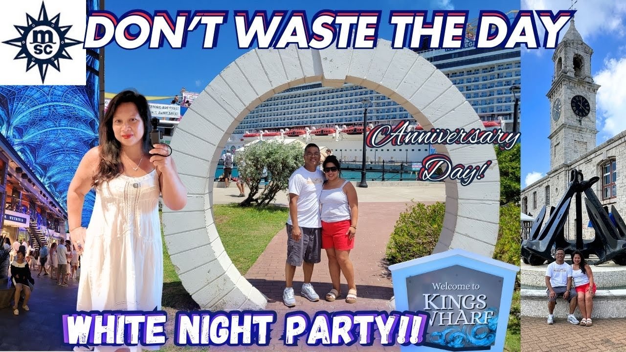Exploring Royal Dockyard Activities & Ferry To Hamilton | Rocking MSC's Meraviglia White Night!!