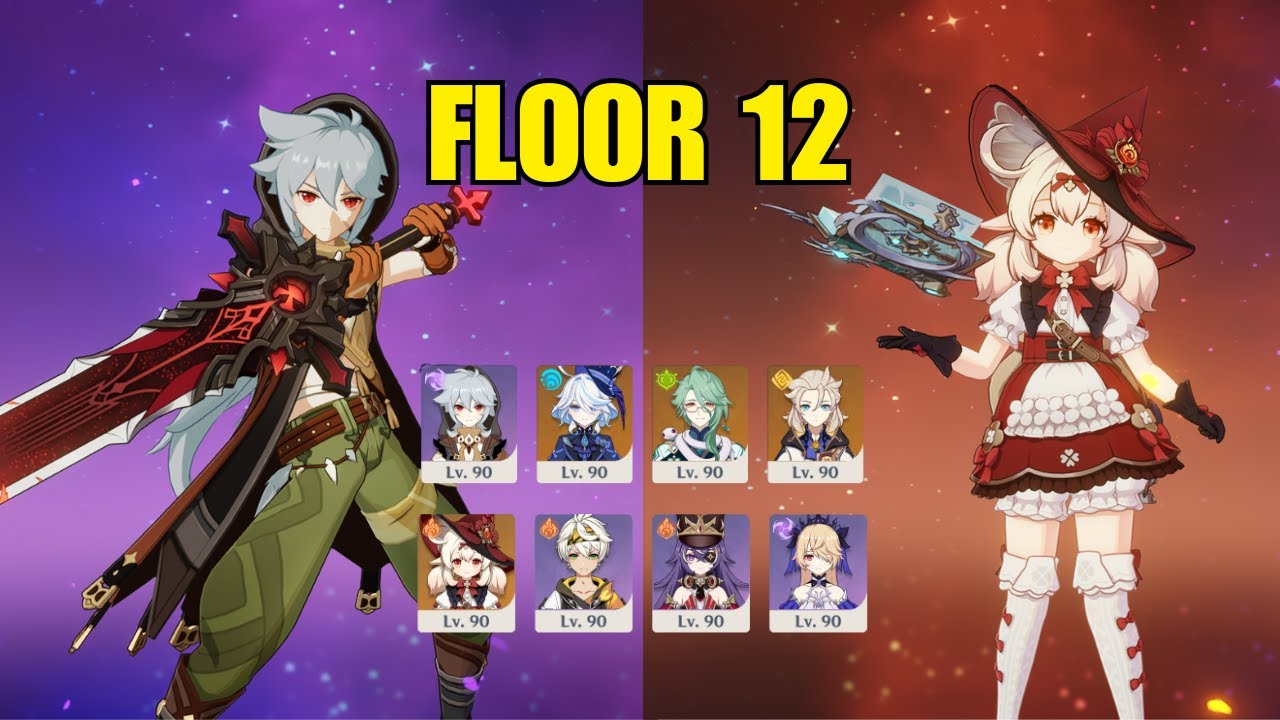 Razor Physical & C2 Klee Overload | Genshin Impact 6.1 Spiral Abyss Floor 12
