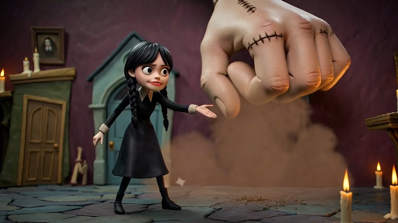 Wandinha vs Mãozinha Gigante: Boss Battle 